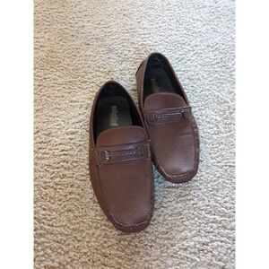 Kenneth Cole Unlisted Brown "Hope Driver" Loafers w/Braid Accect Size  11